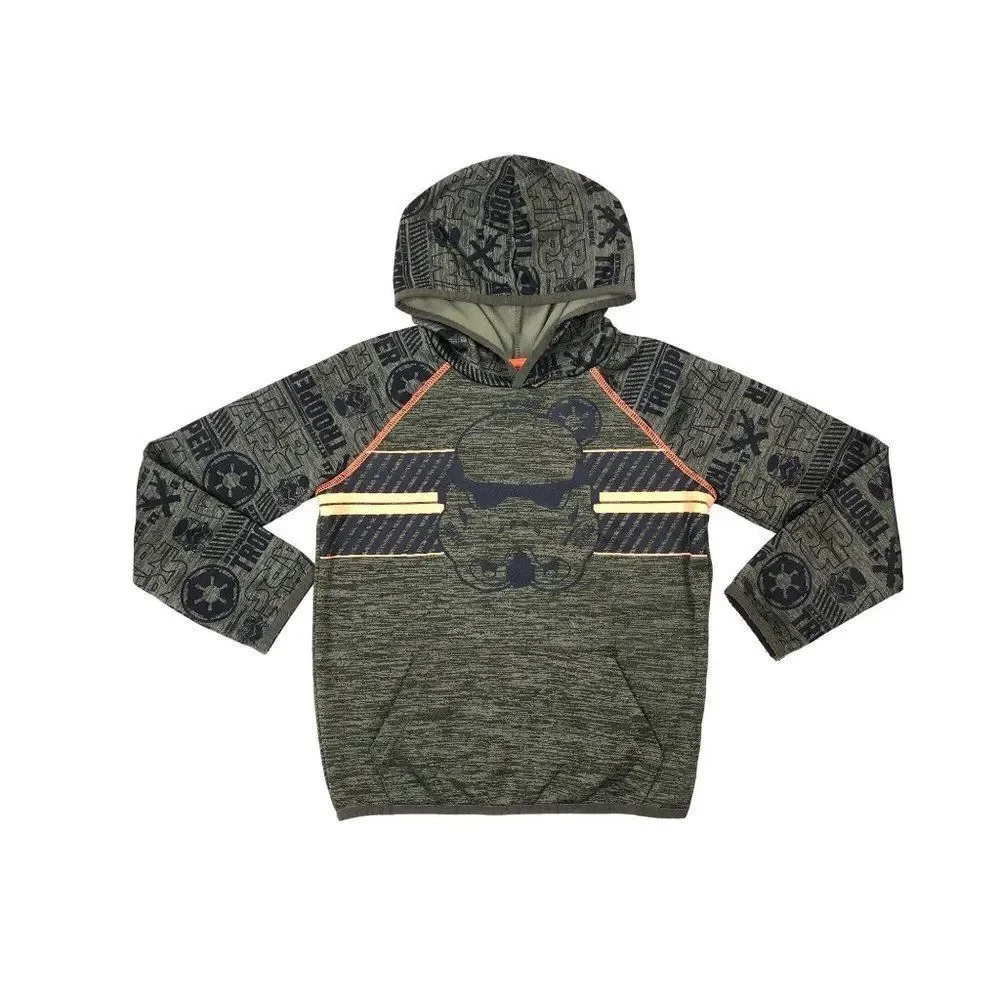 Jumping Beans Boys Green Star Wars Storm Trooper Jacket Size 7